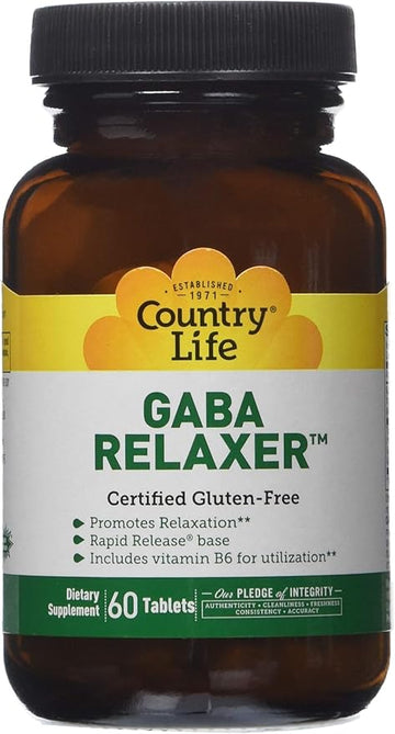 Country Life Gaba Relaxer, 60-Count