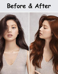 Instant Hair Color Shampoo in Minutes - 3 in 1 Cherry Brown Dye, Long Lasting, Easy to Use