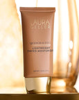 LAURA GELLER NEW YORK Quench-n-Tint Hydrating Foundation - Medium/Deep - Sheer to Light Buildable Coverage - Natural Glow Finish - Lightweight Formula with Hyaluronic Acid