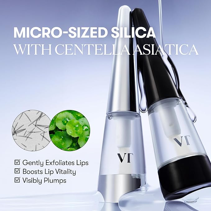 VT COSMETICS Reedle Shot Lip Plumper, Hydrating & Volumizing Clear Lip Gloss, Microneedling Effect & Hyaluronic Acid for Fuller, Smoother Lips, 0.15 oz (4.3 g) (Beginner)