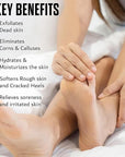 Tea Tree Oil Balm – Moisturizer for Dry Cracked Feet – Instantly Hydrates & Soothes Irritated Skin & Athlete's Foot – Best Care for Women and Men – Made in USA