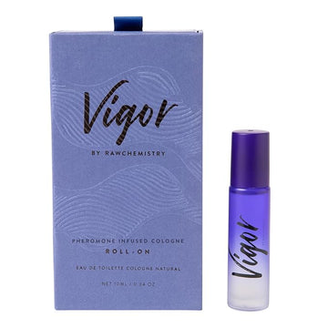 RawChemistry Vigor Pheromone Infused Cologne for Men Roll-On I Men's Cologne with Pheromones I Fragrances for Men
