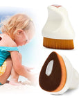 Sunscreen Applicator for Kids,Sunscreen Brush Sunblock Applicator with Protective Case for Kids,Baby,Adult,Beach Essentials for Sunscreen, Suncream and Sun Lotions (White A)
