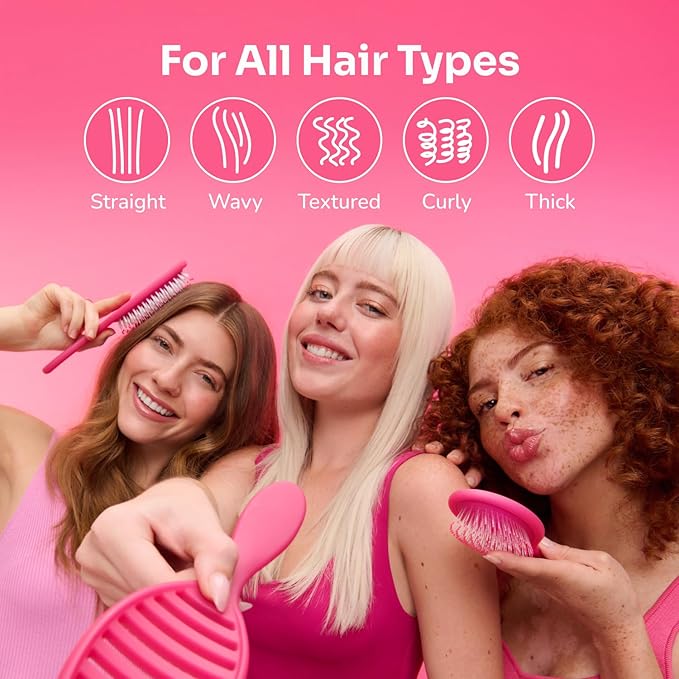 Wet Brush Speed Dry Hair Brush - Splatter (Color Wash) - Vented Design and Ultra Soft HeatFlex Bristles Are Blow Dry Safe With Ergonomic Handle Manages Tangle and Uncontrollable Hair - Pain-Free