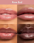 Summer Fridays Dream Lip Oil - Tinted Lip Oil with Moisturizing Sheer Coverage, High-Shine and Deep Hydration - Non-Sticky Formula for Long-Lasting Softness - Rose Bud (0.15 Oz)