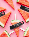 Moroccan Magic Organic Watermelon Lip Balm 3 Pack | Ultra-Hydrating Argan & Essential Oil Lip Moisturizer + Vitamin E | Natural Chapstick for Dry Lips | Smooth, Non-Toxic | Organic Lip Balm