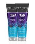 John Frieda Anti Frizz, Frizz Ease Dream Curls Shampoo, SLS/SLES Sulfate Free Shampoo for Curly Hair, Helps Control Frizz, with Curl Enhancing Technology, 8.45 Fl Oz, Pack of 2