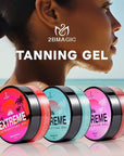 Shine Brown Tanning Gel Tan Accelerator Gel Intensive Tanning Oil for Outdoor Sun & Tanning Beds (watermelon)