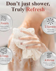 Exfoliating Washcloth/Shower Towel/Korean Body Scrub, Made in Korea [Relax DayX1]