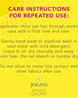 Jergens Natural Glow Body Applicator Mitt, Flawless, Streak-free Tanning Blender Glove, Reusable Tanning Mitt Protects Hands, Deep