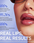 LipLock Jelly Serum for Dry Lips, Long-Lasting, Hydrating, Plumping, Glossy Mask with Rose PDRN, Carrot Collagen, Pillow Peptide, Moisturizing Tinted Lip Balm. (Crystal Clear)