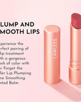 LAWLESS Forget the Filler Lip Plumping Line Smoothing Tinted Balm, Lover, Pink, 0.1 Ounce / 2.9 g