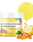 Turmeric kojic acid cleansing pads