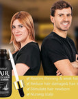 5% Minoxidil Hair Growth Oil for Men and Women - Regrowth Serum, Extra Strength Spray for Hair Loss, Thicker Healthier Hair, Beard Growth Kit, Topical Treatment, 2.02 oz