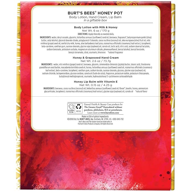 Burt's Bees Honey Pot Holiday Gift