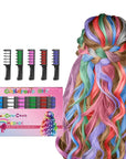 MSDADA New Hair Chalk Comb Temporary Hair Color Dye for Girls Kids with Light Color Hair, Washable Hair Chalk for Girls Age 4 5 6 7 8 9 10 Birthday Cosplay DIY, Easter Stocking Suffer