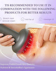 Lymphatic Drainage Massager，Help Reduce Stretch Mark, Cellulite, for Belly、 Neck、 Leg 、Hip Arm ，Improves Absorption of Skincare Body Oil Serum, Stretch Mark Creams and Stretch Mark Lotions