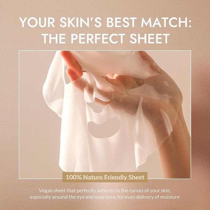 MIZON Joyful Time Jeju Face Mask (Fig) Koren Full Face mask Non-sticky Boosts Hydration with Jeju Yellow Complex(10 PCS)