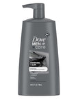 Dove Men+Care Men Shampoo For Healthy-Looking Hair Charcoal + Clay Naturally Derived Plant Based Cleansers 25.4 oz