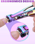 Toenail Clippers for Thick Toenails for Seniors – Vepkuso Ultra Sharp Nail Clippers for Women Large German Fingernail Clippers Cutter Set for Tough Nails, Men, Adult,Gift Idea