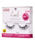 KISS Lash Couture LuXtensions Collection False Eyelashes, Flat Lash Technology, Super Slim Lash Band, Real Lash Extension Fibers, Reusable, Contact Lens Friendly Strip Lashes, Style Classic, 1 Pair