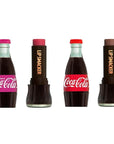 Lip Smacker Coca-Cola Bottle Lip Balm Duo, Moisturizing & Glossy Finish, Featuring Iconic Contour Bottle Design Fun, Collectible Gift for All Ages