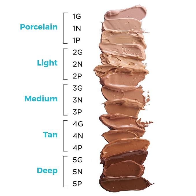 Veil Cosmetics Complexion Fix Liquid Foundation – Buildable Light Gold) 2G