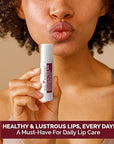 Natural Solution Lip Balm, Formulated with Cherry & Organic Shea Butter, Moisturizing Lip Care Multipack, Hydrating Moisturizer for Dry Lips, Organic Chapstick- 3 Count,6 Pieces
