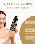 Dark Coffee Hair Dye Shampoo, Hair Color Shampoo for Gray Hair, Brown Hair Dye, Brown Hair Shampoo, Champu Para Canas, Long Lasting Natural Color, Easy to Use, 16.90 Fl Oz