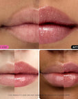 Nature Republic HONEY MELTING LIP GLITTER & PLUMPING (16 MIDNIGHT SPARKLE) SOFT LIP STICK Moisturizing Gloss, Volumizing formula, Color changing Sheer tint, Shine Glimmer Finish, korean make up