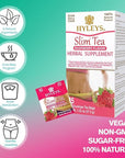 Hyleys Slim Tea Raspberry Flavor - Weight Loss Herbal Supplement Cleanse and Detox - 25 Tea Bags (1 Pack)