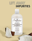 SheaMoisture Virgin Coconut Shampoo, Daily Hydration – Color-Safe Formula with Organic Shea Butter for All Types, Curly Hair Care, 13 Oz