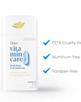 Dove VitaminCare+ Deodorant Stick Fresh Linen & Sea Mineral Aluminum Free 2.6 oz