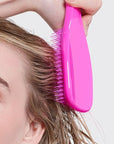 Tangle Teezer Fine & Fragile Ultimate Detangler Brush, Dry & Wet Hair Brush to Detangle & Reduce Breakage, Runway Pink