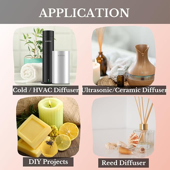 Scentia Hotel Diffuser Oil Inspired by 5-Star Hotel Scent - 20 mL 0.67 fl oz - Aromatherapy Fragrance Oil Inspired by 5 Star Hotel - Escapade, Thanksgiving Gift