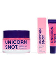 UNICORN SNOT Face & Body Glitter & Lip Gloss Bundle - Makeup for Festivals, Raves, Anime Cosplay - Safe for Face, Easy Application & Removal (Flamingo)