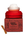 Poppy & Pout Natural Lip Scrub, Moisturizing Sugar Scrub for Dry Lips, Lip Scrubber Exfoliator with Essential Oils Smooths and Hydrates Lips, In Recyclable Glass Jars, Cruelty Free - Cinnamint