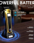 DSP Professional Barber Clipper Cordless, Hair Clipper for Men, Powerful Clipper, BLDC Motor & DLC Coated Detachable Blade with Charging Base