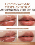 Mistine Lip Gloss Thai latte Long Lasting Lip Glaze Non-sticky Lip Tint Gloss with 1% Peptide Glossy Finish G01 Coconut Cold Brew 0.1oz 1 Count