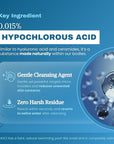 Hypochlorous Acid Spray – HOCl Face & Skin Mist for Acne, Eczema & Irritation – Multi-Purpose Skin Repair – Eyelid Cleanser, Post-Workout, Post-Procedure, Scalp & Sensitive Skin – 6.8 oz