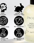 Pacifica Indian Coconut Nectar Spray Perfume, 2 oz – Warm Coconut & Vanilla Gourmand Fragrance for Women Clean Beauty Scent, Long-Lasting Beachy & Layerable, 100% Vegan & Cruelty-Free Made in USA