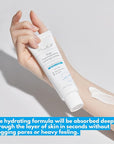 Blanc Doux Oligo Hyaluronic Acid Calming Cream 1.69 fl. oz. - VEGAN Certified - Greatly Moisturizing Cream for Sensitive, Dry Skin with Hyaluronic Acid Deep Hydrating, Soothing - Best Korean Skin Care