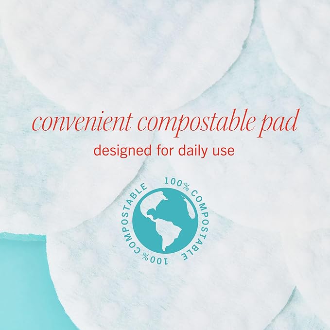 First Aid Beauty - Facial Radiance Pads with Glycolic & Lactic Acids – Daily Exfoliating Pads with AHA that Help Tone & Brighten Skin – Makeup Prep Pads - Compostable for Daily Use – 28 Pads