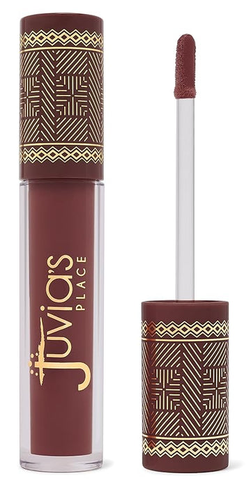 Juvia's Place Coffee Shop Lip Gloss - Kenyan Koffee - Hydrating Butter Lip Gloss for Women, Long-Lasting Shine, Moisturizing Glass-like Finish, Plumping Non-sticky, Suitable for every vibe