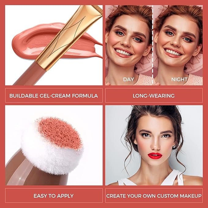 3 Colors Liquid Contour Beauty Wand, Highlighter and Blend. (1#/2#4#)