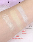 evpct Blonde Gold & Champagne Gold Face Highlighter