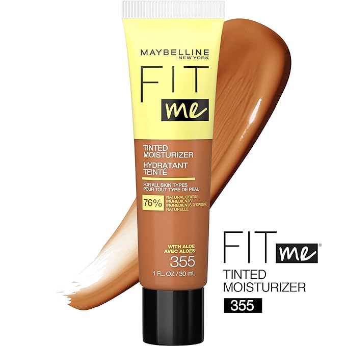 Maybelline Fit Me Tinted Moisturizer, Natural Coverage, Face 1 Count