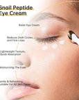 Snail peptide eye cream for
