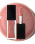 LAURA GELLER NEW YORK Fine Shine Glossy Lip Oil, Mauve Along - Hydrating Squalane - Fine Shimmer Lip Gloss