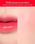 PLAT LIPS 918 CHERRY CANDY, Lip & Cheek, Lightweight, Naturally Dewy+ Glowy Finish, Blendable & Buildable Formula (1.2g, 0.003 oz.)